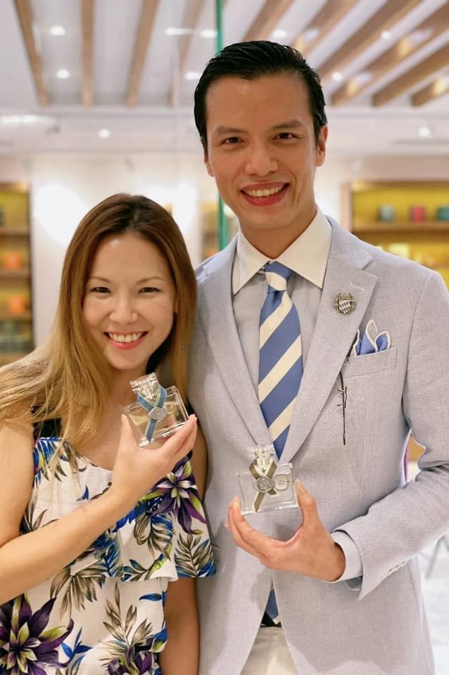 Charles Wong and me and his new fragrance